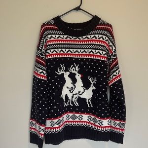Skedouche Raindeer Ugly Christmas Sweater